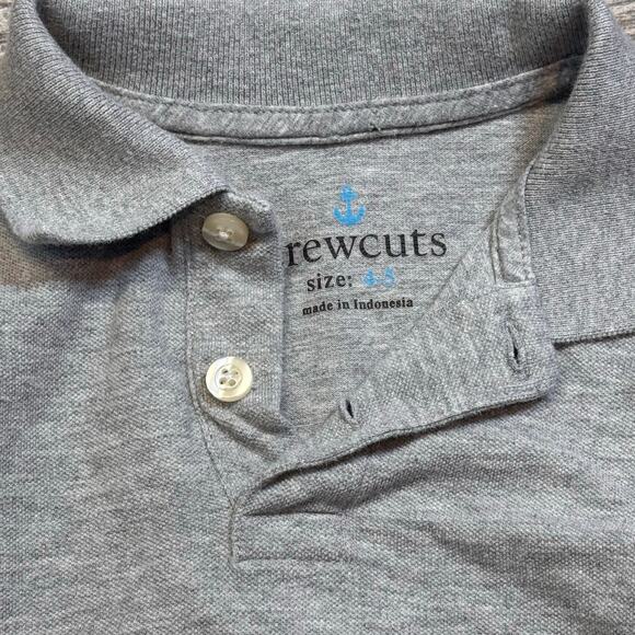 Crewcuts grey l/s polo size 4-5 - Picture 4 of 4
